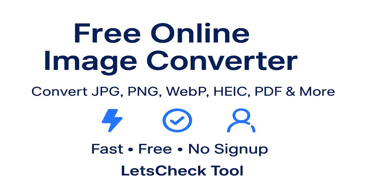 Free Online Image to PNG Converter | Letscheck